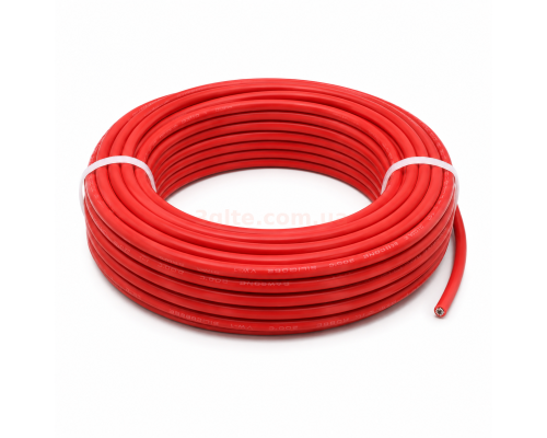 Кабель силиконовый 14 AWG красный, 1м